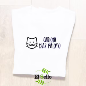 Sello textil Gatito