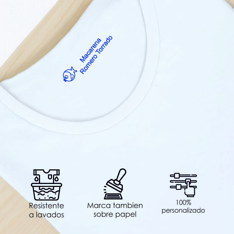 Sello textil Pez - Imagen 3