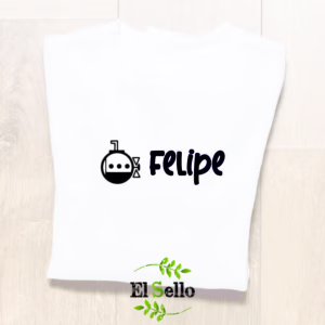 Sello textil Submarino